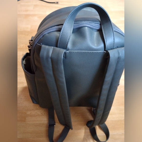 Blue Leather SKIP HOP Backpack/Diaper Bag - Picture 5 of 12